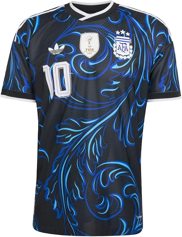 Argentina Away Champion Jersey #10 (Purple/Blue)