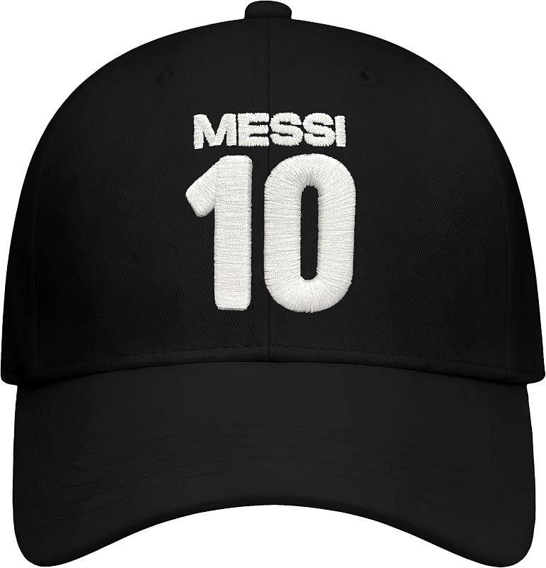 Messi #10 3D Embroidered Snapback Cap